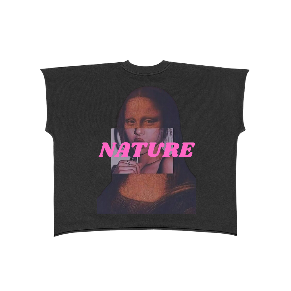 ‘Normal is an illusion’ Raw Edge Boxy Tee