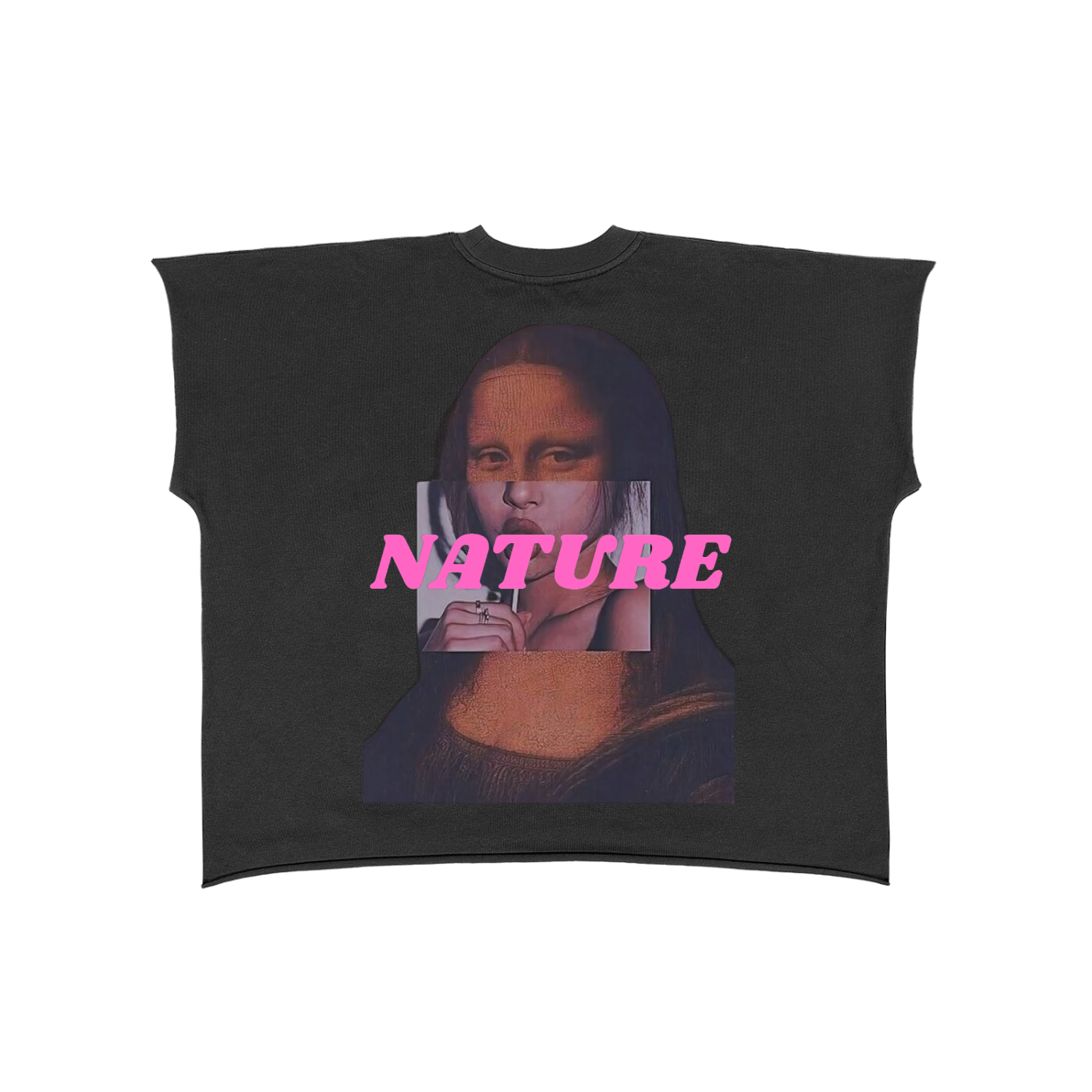 ‘Normal is an illusion’ Raw Edge Boxy Tee