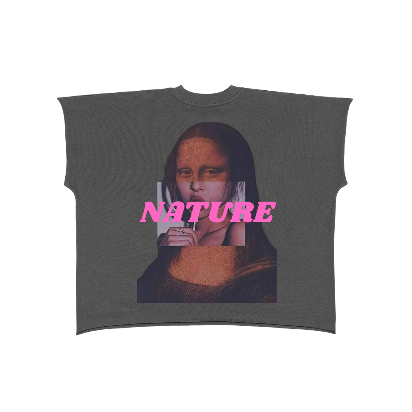 ‘Normal is an illusion’ Raw Edge Boxy Tee